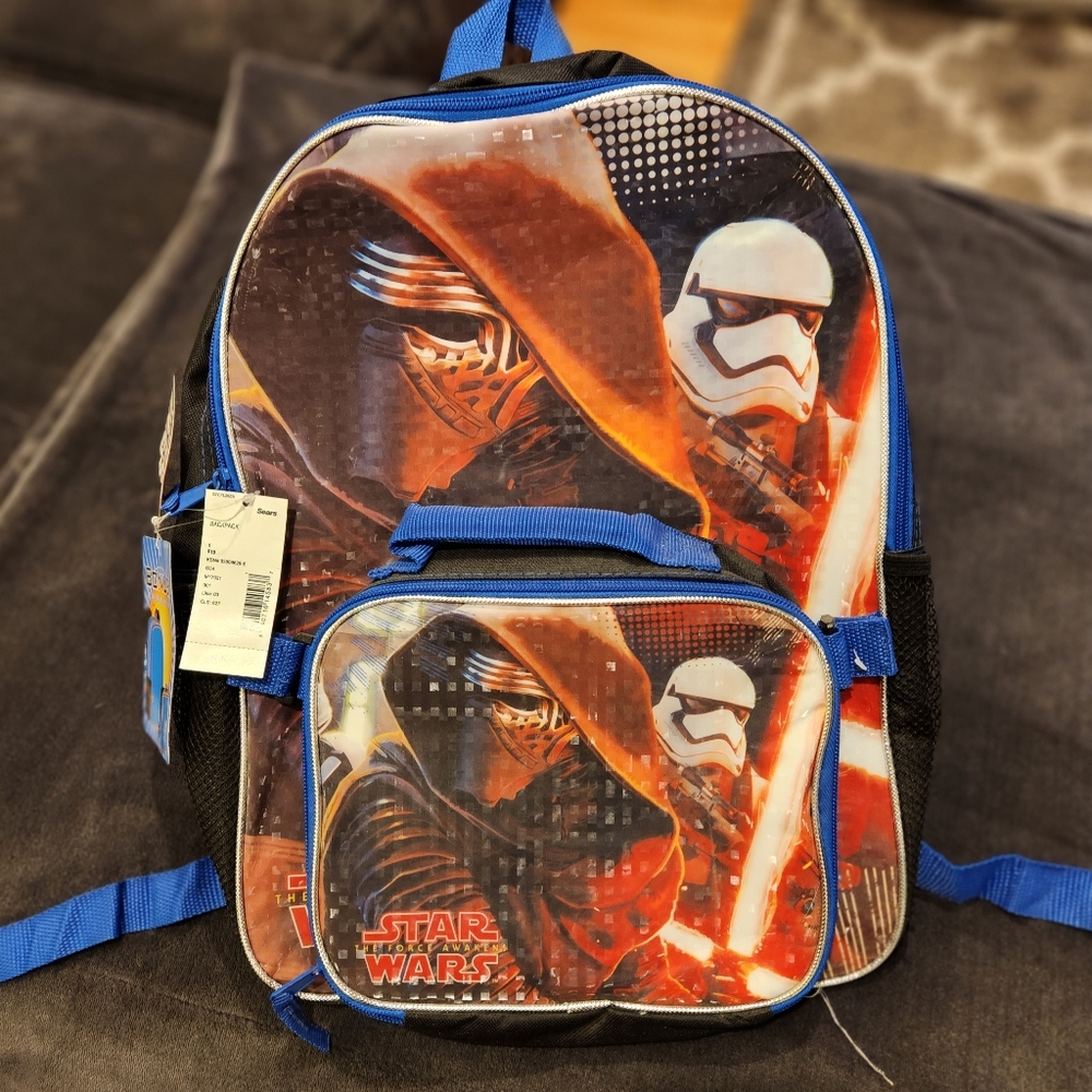 B1G1! ✏️📚 Star Wars Backpack & Lunch Bag Combo! NWT